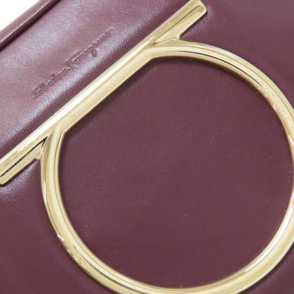 Salvatore Ferragamo サルヴァトーレフェラガモ ガンチーニ金具 ショルダーバッグ レザー レディース 中古