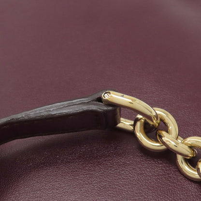 Salvatore Ferragamo サルヴァトーレフェラガモ ガンチーニ金具 ショルダーバッグ レザー レディース 中古