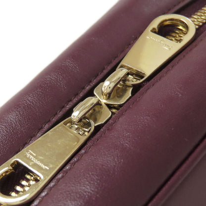 Salvatore Ferragamo サルヴァトーレフェラガモ ガンチーニ金具 ショルダーバッグ レザー レディース 中古