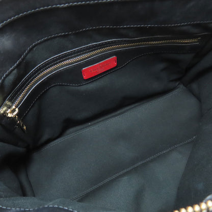 VALENTINO バレンティノ スタッズ ショルダーバッグ レザー レディース 中古