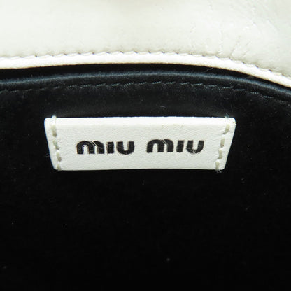 MIUMIU ミュウミュウ マテラッセ 2WAY ハンドバッグ カーフ レディース 中古