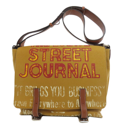 LOEWE ロエベ メッセンジャーバッグ ショルダーバッグ キャンバス レディース 中古