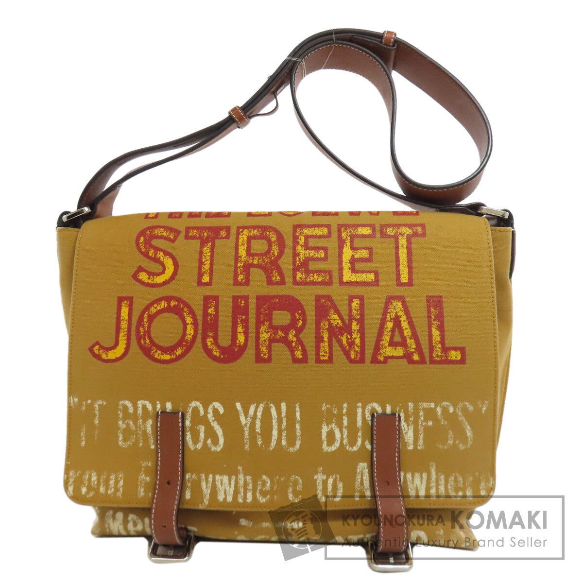 LOEWE ロエベ メッセンジャーバッグ ショルダーバッグ キャンバス レディース 中古