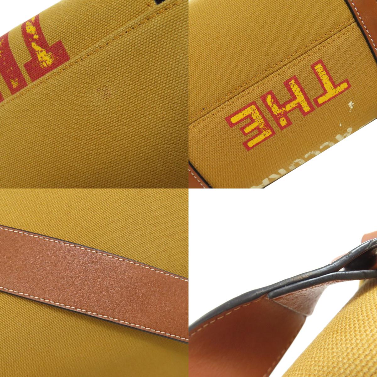 LOEWE ロエベ メッセンジャーバッグ ショルダーバッグ キャンバス レディース 中古