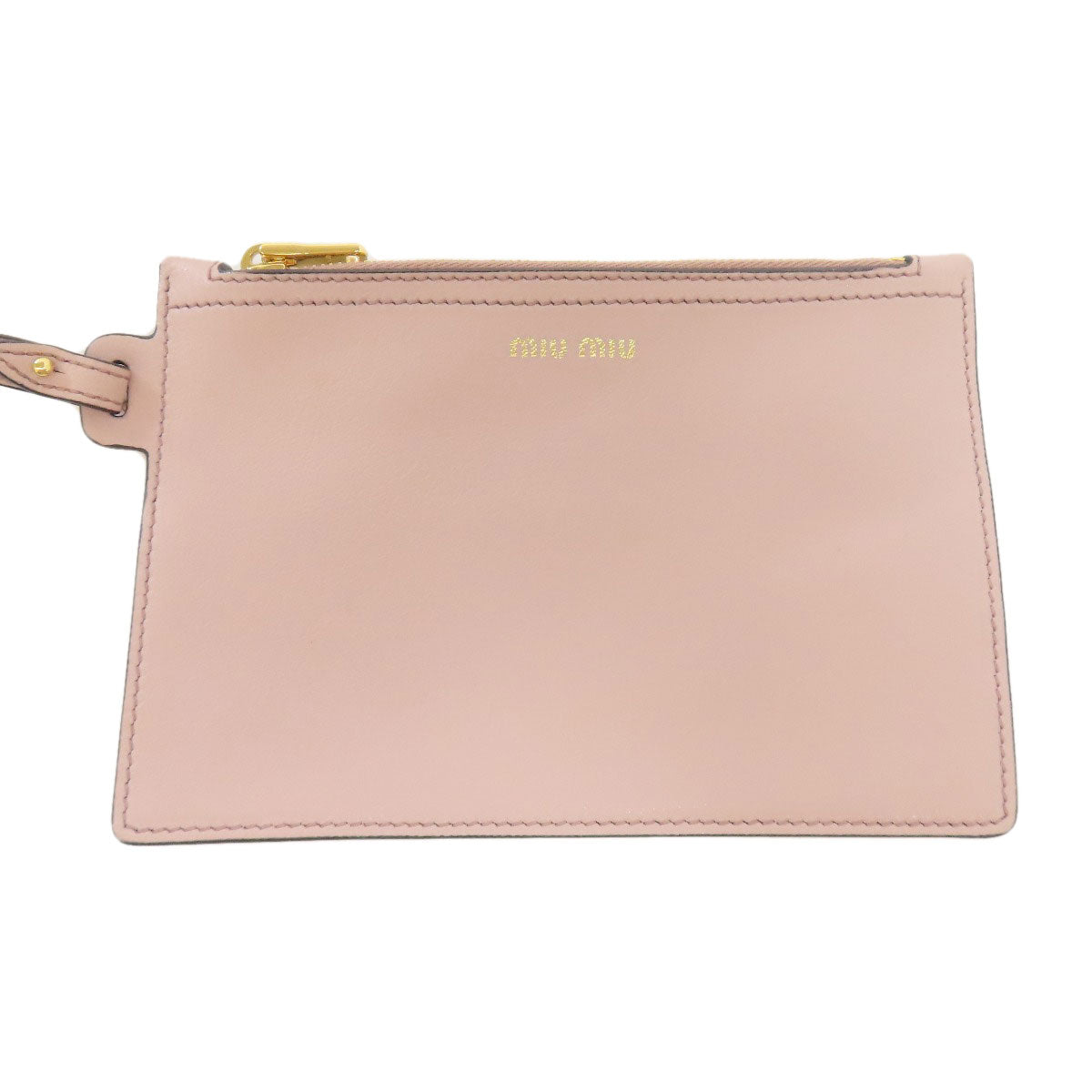 MIUMIU ミュウミュウ ロゴ トートバッグ レザー レディース 中古