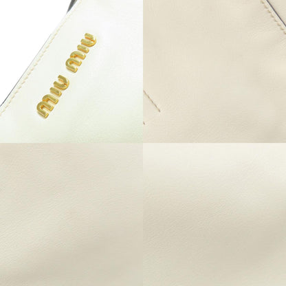 MIUMIU ミュウミュウ ロゴ トートバッグ レザー レディース 中古