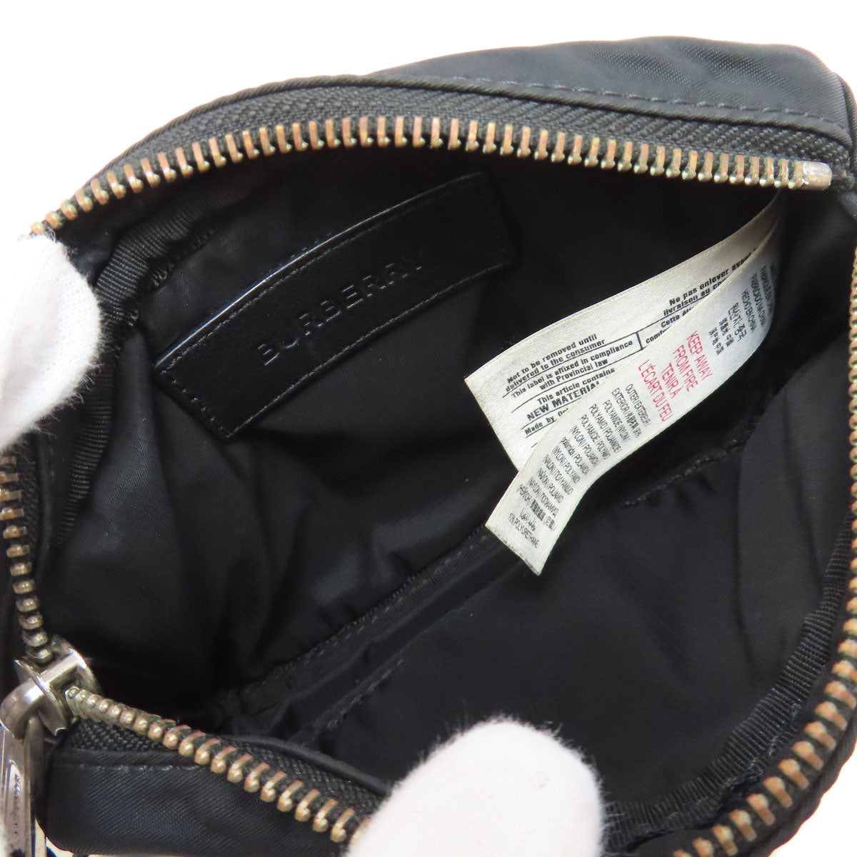 BURBERRY バーバリー ロゴ ヒップバッグ・ウエストバッグ ナイロン レディース 中古