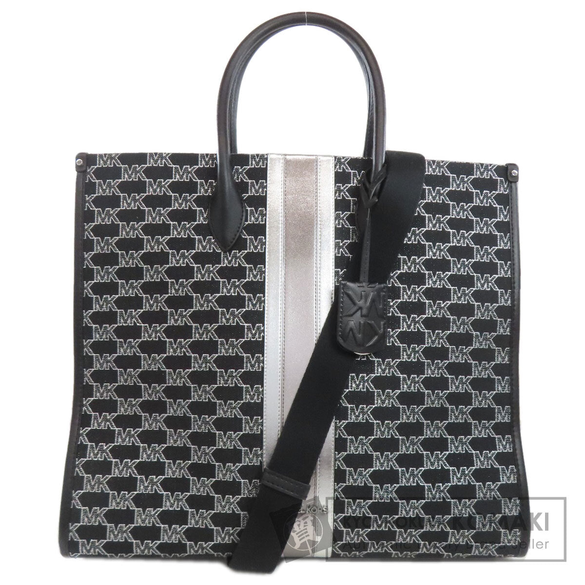 Michael Kors マイケルコース MKシグネチャー 2WAY トートバッグ キャンバス レディース 中古