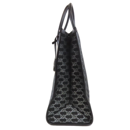 Michael Kors マイケルコース MKシグネチャー 2WAY トートバッグ キャンバス レディース 中古