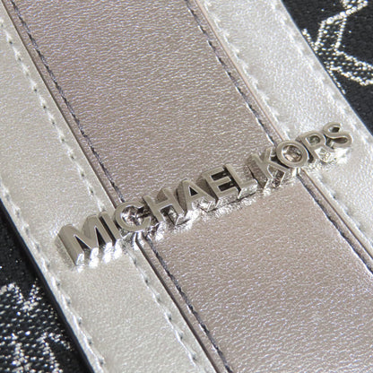 Michael Kors マイケルコース MKシグネチャー 2WAY トートバッグ キャンバス レディース 中古