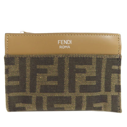 FENDI フェンディ ズッカ柄 コインケース キャンバス レディース 中古