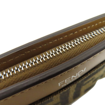 FENDI フェンディ ズッカ柄 コインケース キャンバス レディース 中古