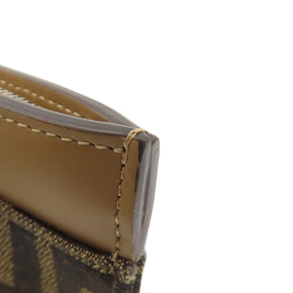 FENDI フェンディ ズッカ柄 コインケース キャンバス レディース 中古