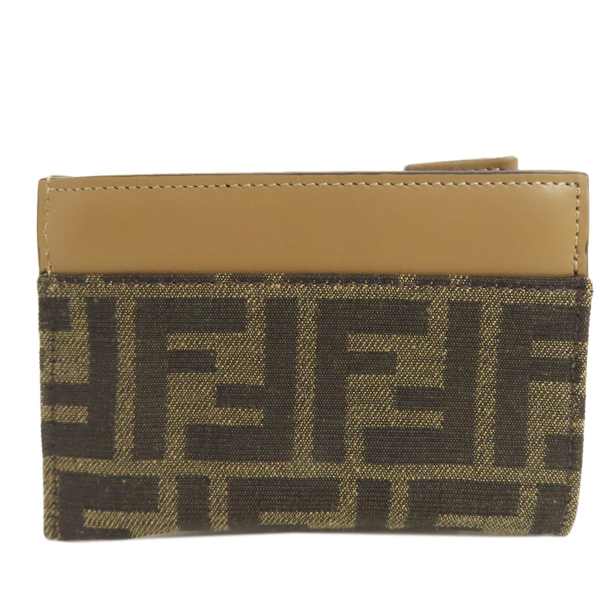 FENDI フェンディ ズッカ柄 コインケース キャンバス レディース 中古