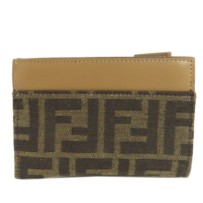 FENDI フェンディ ズッカ柄 コインケース キャンバス レディース 中古