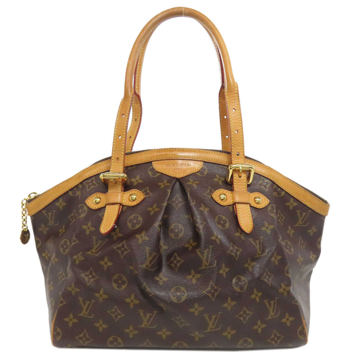 LOUIS VUITTON ルイヴィトン M40144 ティヴォリGM トートバッグ モノグラムキャンバス レディース 中古