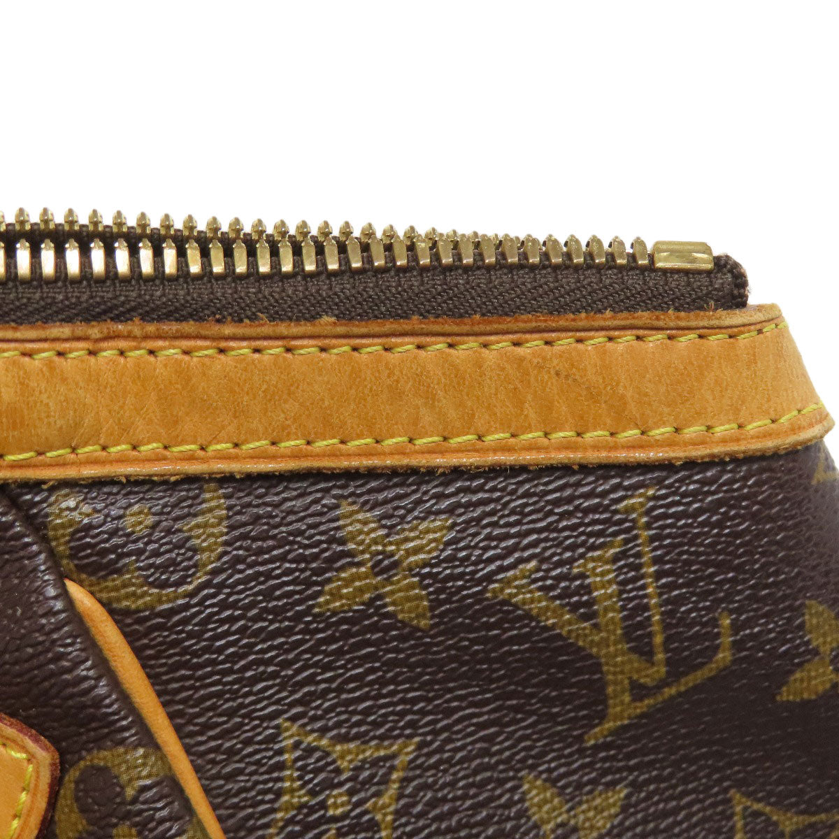 LOUIS VUITTON ルイヴィトン M40144 ティヴォリGM トートバッグ モノグラムキャンバス レディース 中古