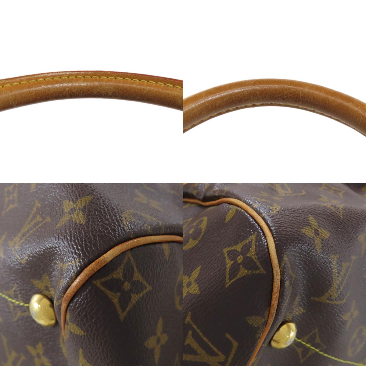 LOUIS VUITTON ルイヴィトン M40144 ティヴォリGM トートバッグ モノグラムキャンバス レディース 中古