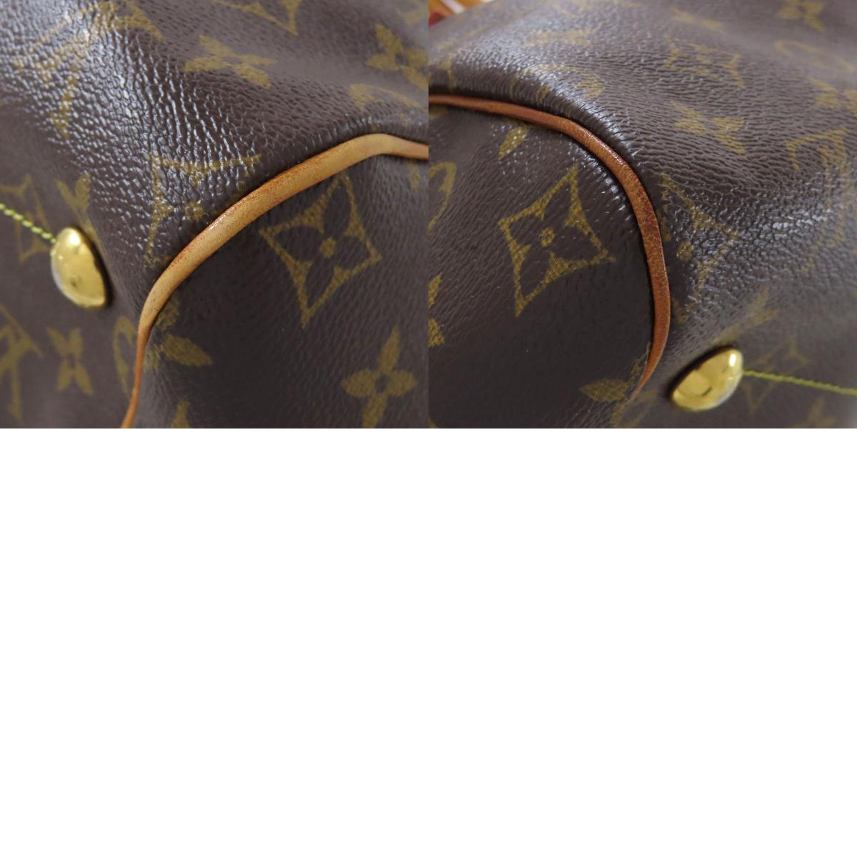 LOUIS VUITTON ルイヴィトン M40144 ティヴォリGM トートバッグ モノグラムキャンバス レディース 中古