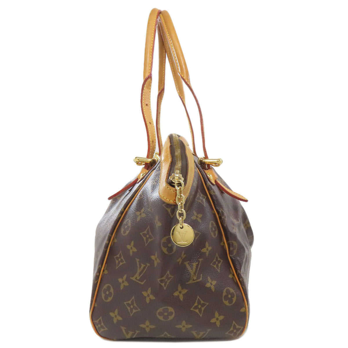 LOUIS VUITTON ルイヴィトン M40144 ティヴォリGM トートバッグ モノグラムキャンバス レディース 中古