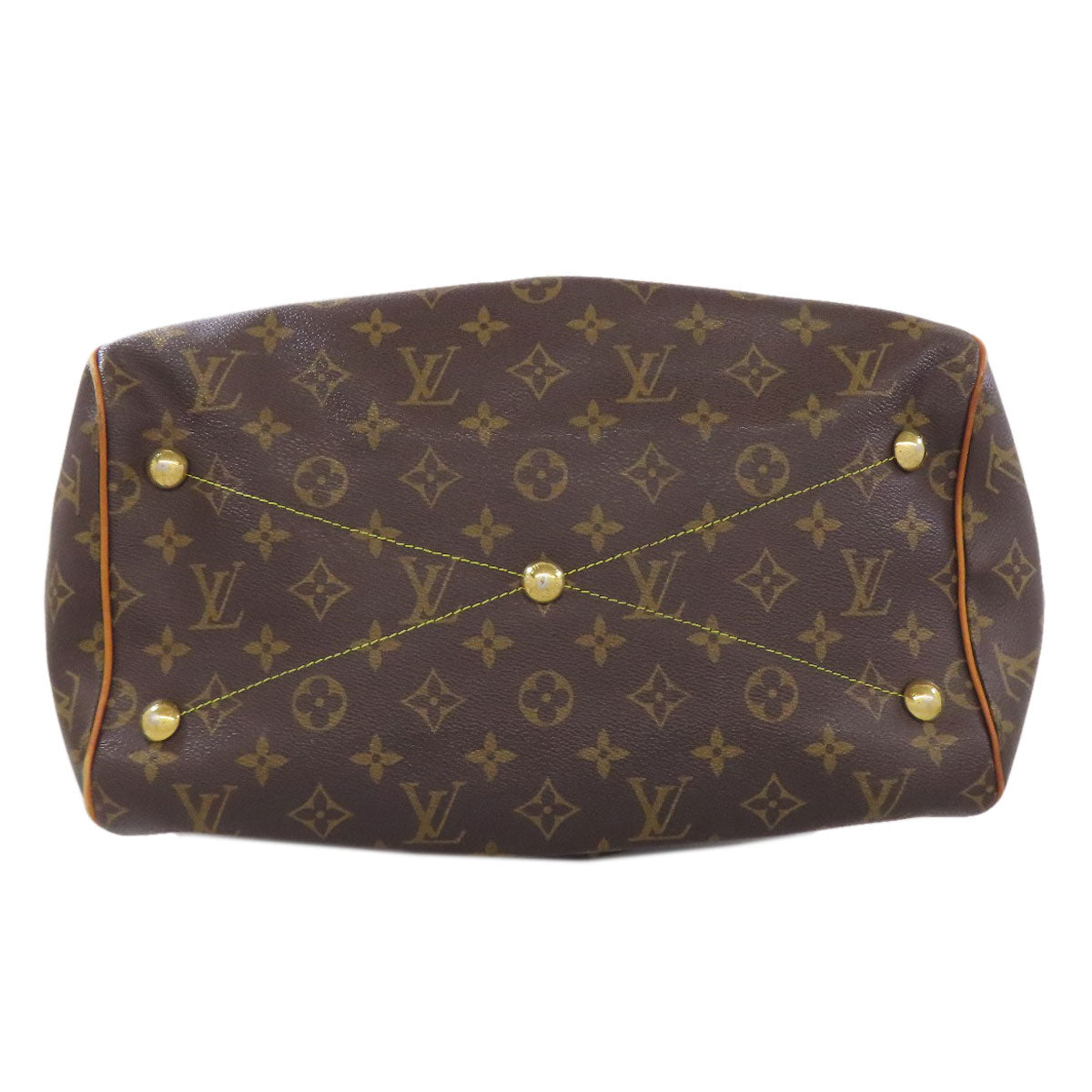 LOUIS VUITTON ルイヴィトン M40144 ティヴォリGM トートバッグ モノグラムキャンバス レディース 中古