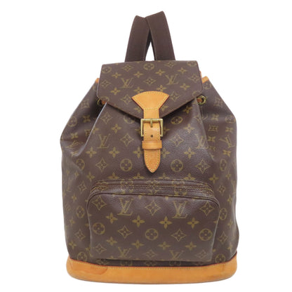 LOUIS VUITTON ルイヴィトン M51135 モンスリGM リュック・デイパック モノグラムキャンバス レディース 中古