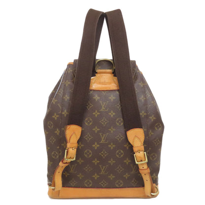 LOUIS VUITTON ルイヴィトン M51135 モンスリGM リュック・デイパック モノグラムキャンバス レディース 中古