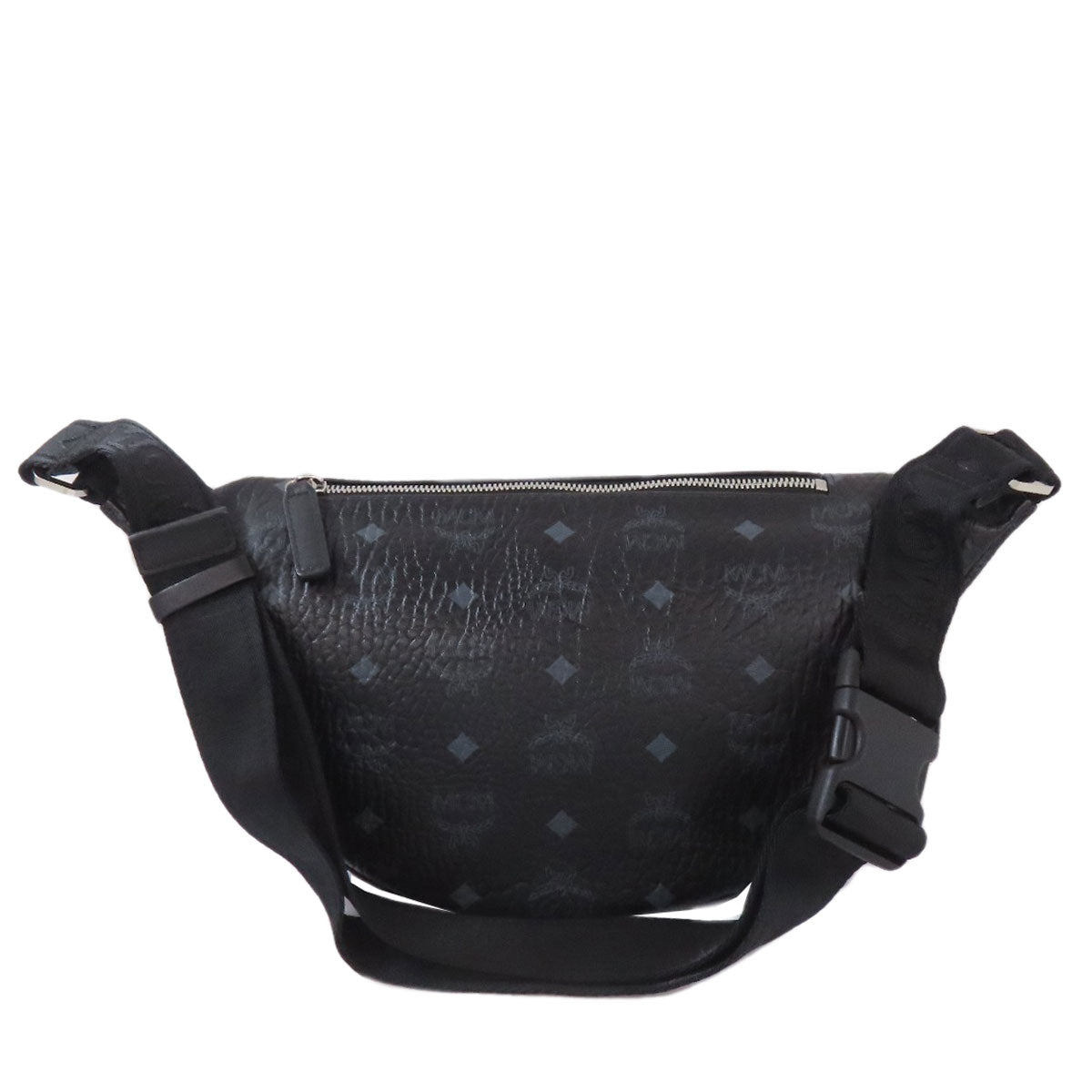 MCM エムシーエム ロゴ ボディバッグ PVC レディース 中古