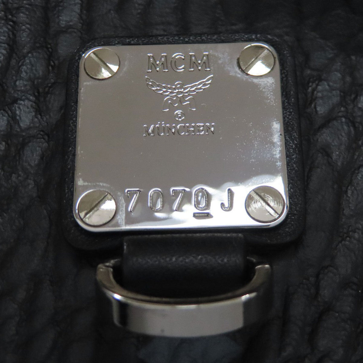 MCM エムシーエム ロゴ ボディバッグ PVC レディース 中古