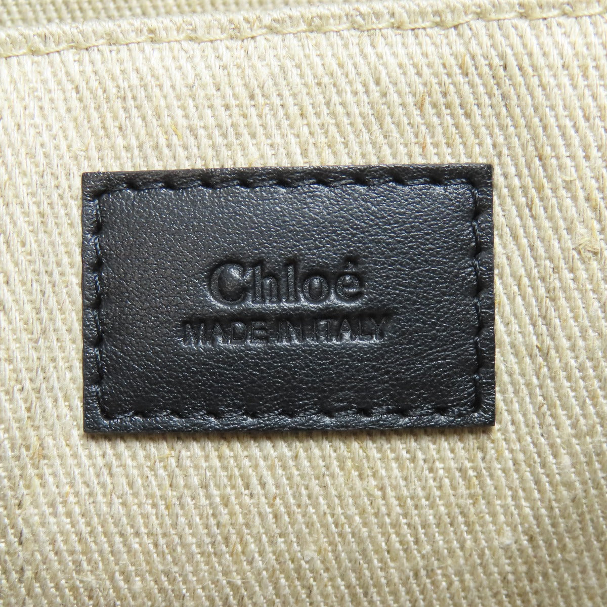 CHLOE クロエ ウッディトート トートバッグ キャンバス レディース 中古