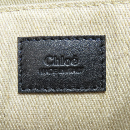 CHLOE クロエ ウッディトート トートバッグ キャンバス レディース 中古