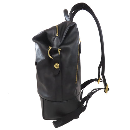 Salvatore Ferragamo サルヴァトーレフェラガモ ロゴ リュック・デイパック レザー レディース 中古