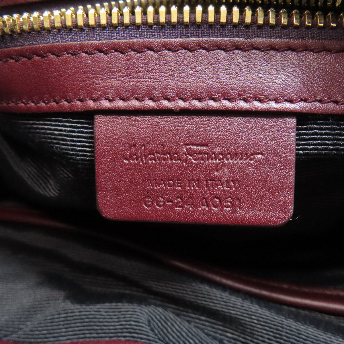 Salvatore Ferragamo サルヴァトーレフェラガモ ロゴ リュック・デイパック レザー レディース 中古