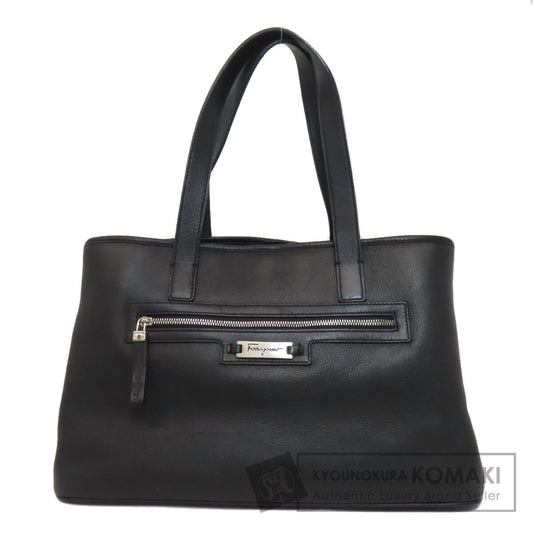 Salvatore Ferragamo サルヴァトーレフェラガモ ロゴ トートバッグ カーフ レディース 中古