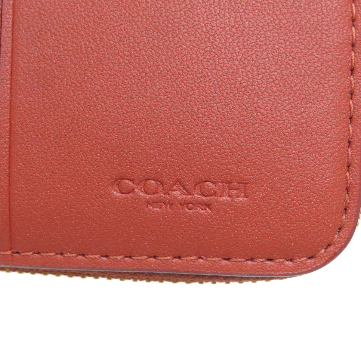 COACH コーチ CD716 ビルフォールド 二つ折り財布（小銭入れあり） PVC レディース 中古