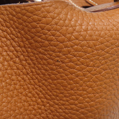 HERMES エルメス ピコタンロックMM ゴールド シルバー金具 ハンドバッグ トリヨン レディース 中古