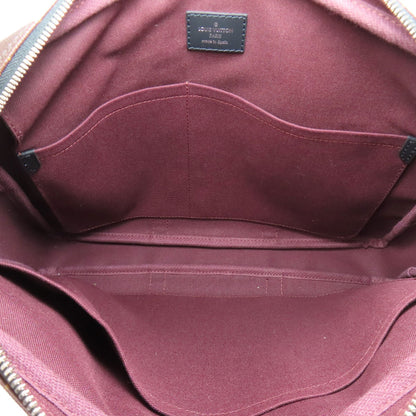LOUIS VUITTON ルイヴィトン M52005 ポルト ドキュマン・ヴォワヤージュPM ビジネスバッグ モノグラムキャンバス メンズ 中古