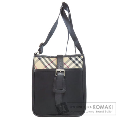 BURBERRY バーバリー ノバチェック ショルダーバッグ ナイロンキャンバス レディース 中古