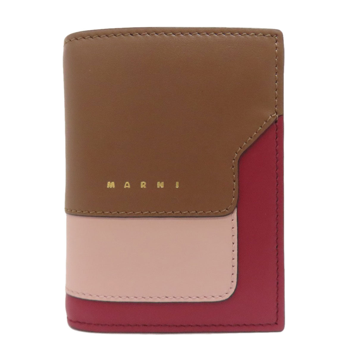 MARNI マルニ ロゴ 二つ折り財布（小銭入れあり） カーフ レディース 中古