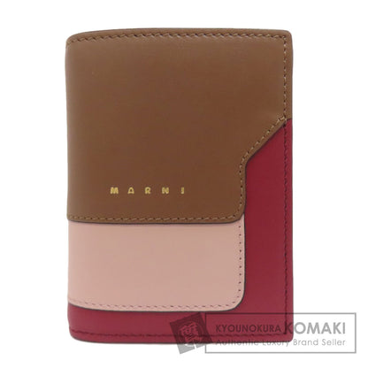 MARNI マルニ ロゴ 二つ折り財布（小銭入れあり） カーフ レディース 中古