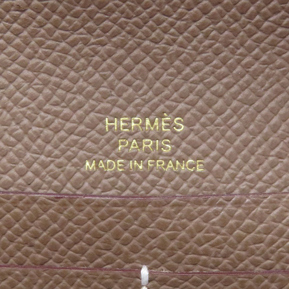 HERMES エルメス シェーヌダンクル トゥー・ゴー エトープ ゴールド金具 長財布（小銭入れなし） エプソン レディース 中古