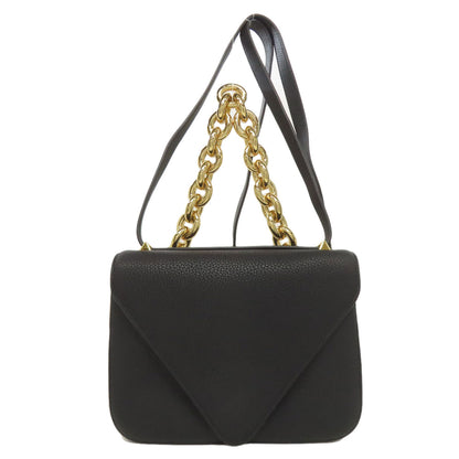 BOTTEGA VENETA ボッテガヴェネタ マウント エンベロープ 2WAY ハンドバッグ カーフ レディース 中古