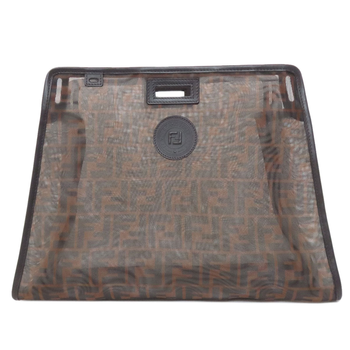 FENDI フェンディ ピーカブーカバー ズッカ柄 その他 ナイロンメッシュ レディース 中古