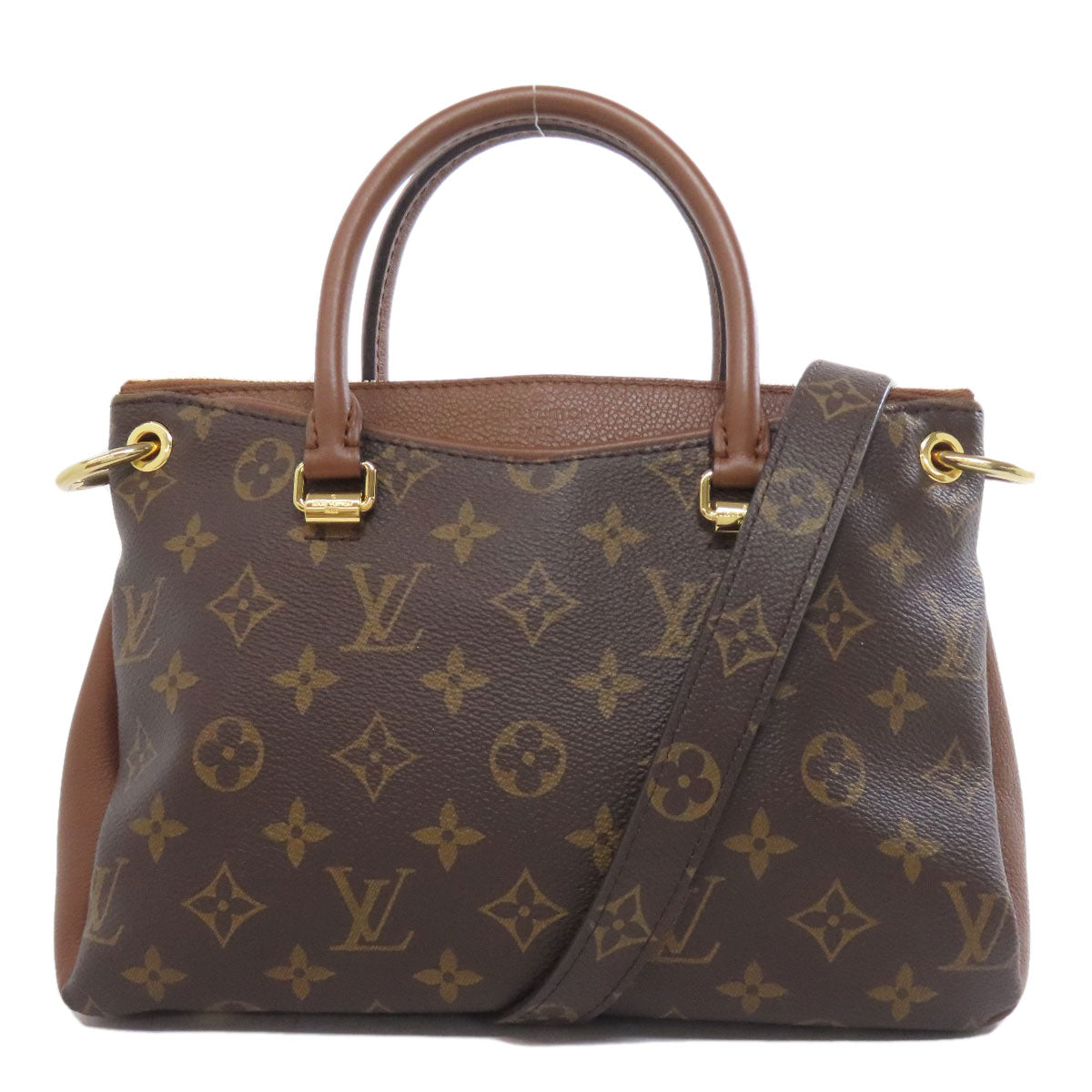 LOUIS VUITTON ルイヴィトン M43235 パラスBB USA ハンドバッグ モノグラムキャンバス レディース 中古