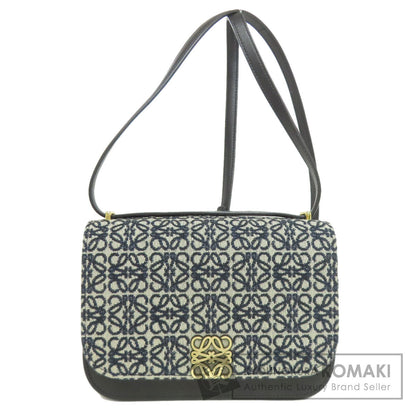 LOEWE ロエベ アナグラム ショルダーバッグ キャンバス レディース 中古