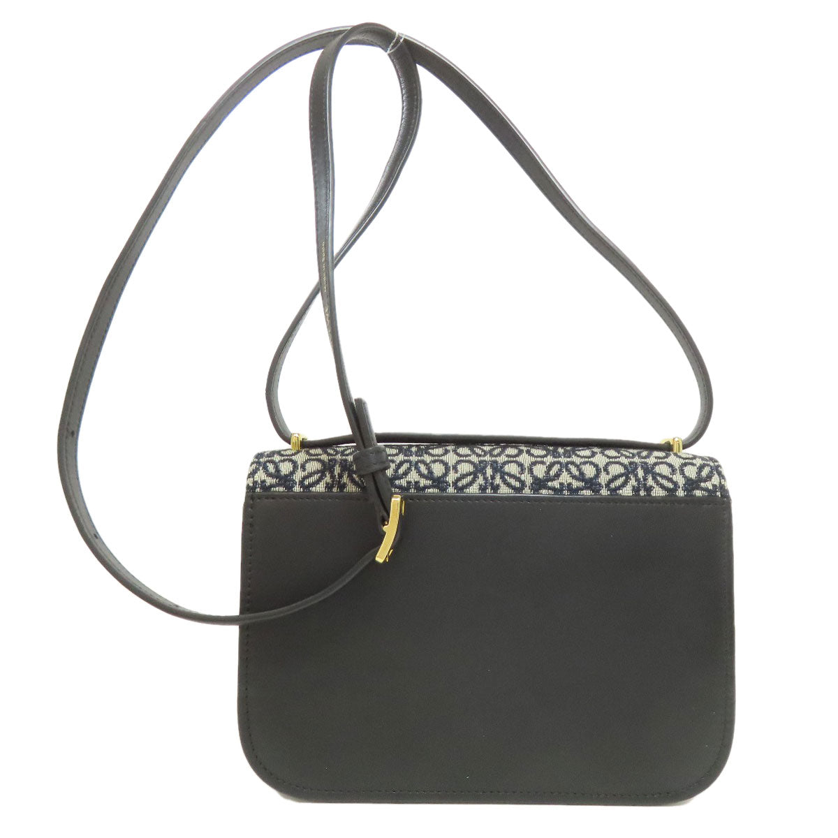 LOEWE ロエベ アナグラム ショルダーバッグ キャンバス レディース 中古