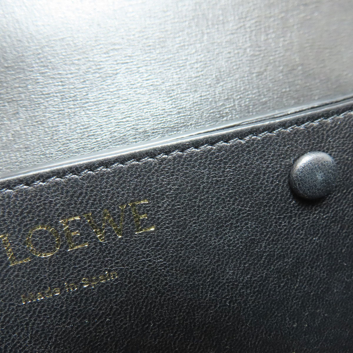 LOEWE ロエベ アナグラム ショルダーバッグ キャンバス レディース 中古