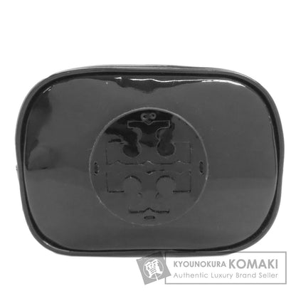Tory Burch トリーバーチ ロゴ 化粧ポーチ エナメル レディース 中古