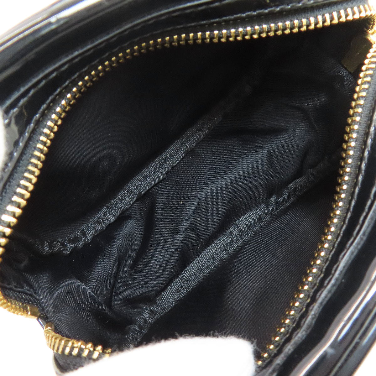 Tory Burch トリーバーチ ロゴ 化粧ポーチ エナメル レディース 中古