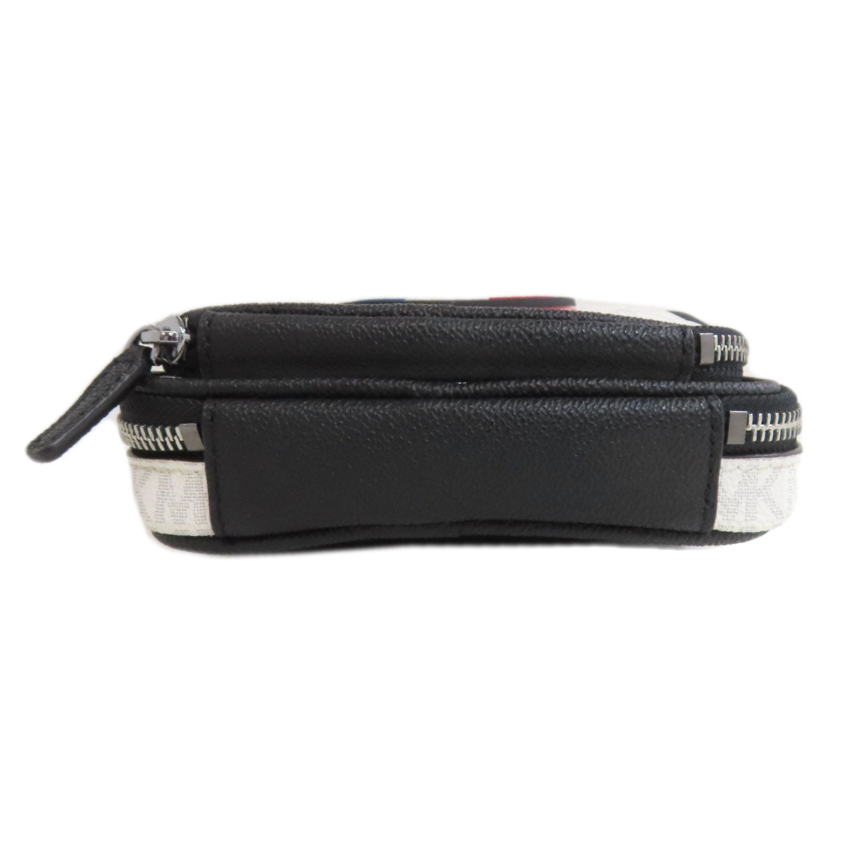 Michael Kors マイケルコース MKシグネチャー ストライプ ショルダーバッグ PVC レディース 中古